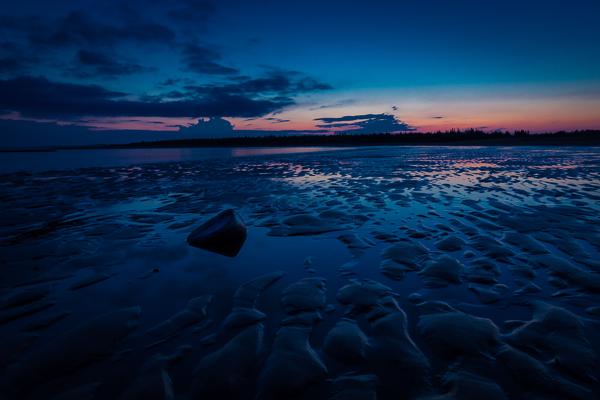 Tidal Flats at Dusk