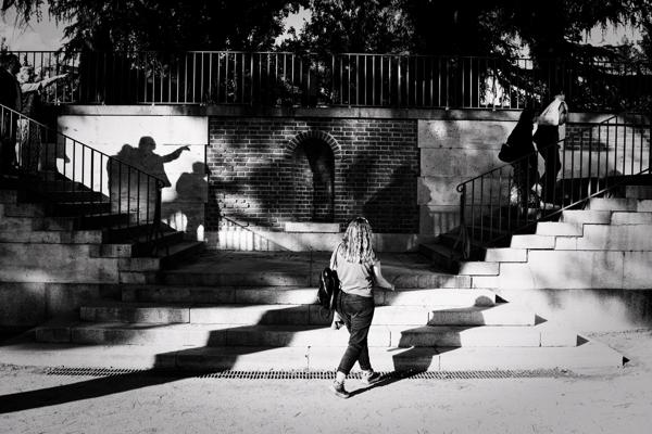 Shadows on the Steps